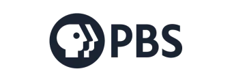 The PBS logo, a public television network that has featured Isa Herrera's pelvic health work.