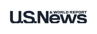 The U.S. News & World Report logo, an outlet that has featured Isa Herrera's pelvic health work.
